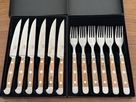 Güde (Alpha Olive) Steakmesser & Gabeln. Set 12-teilig🍴NEU