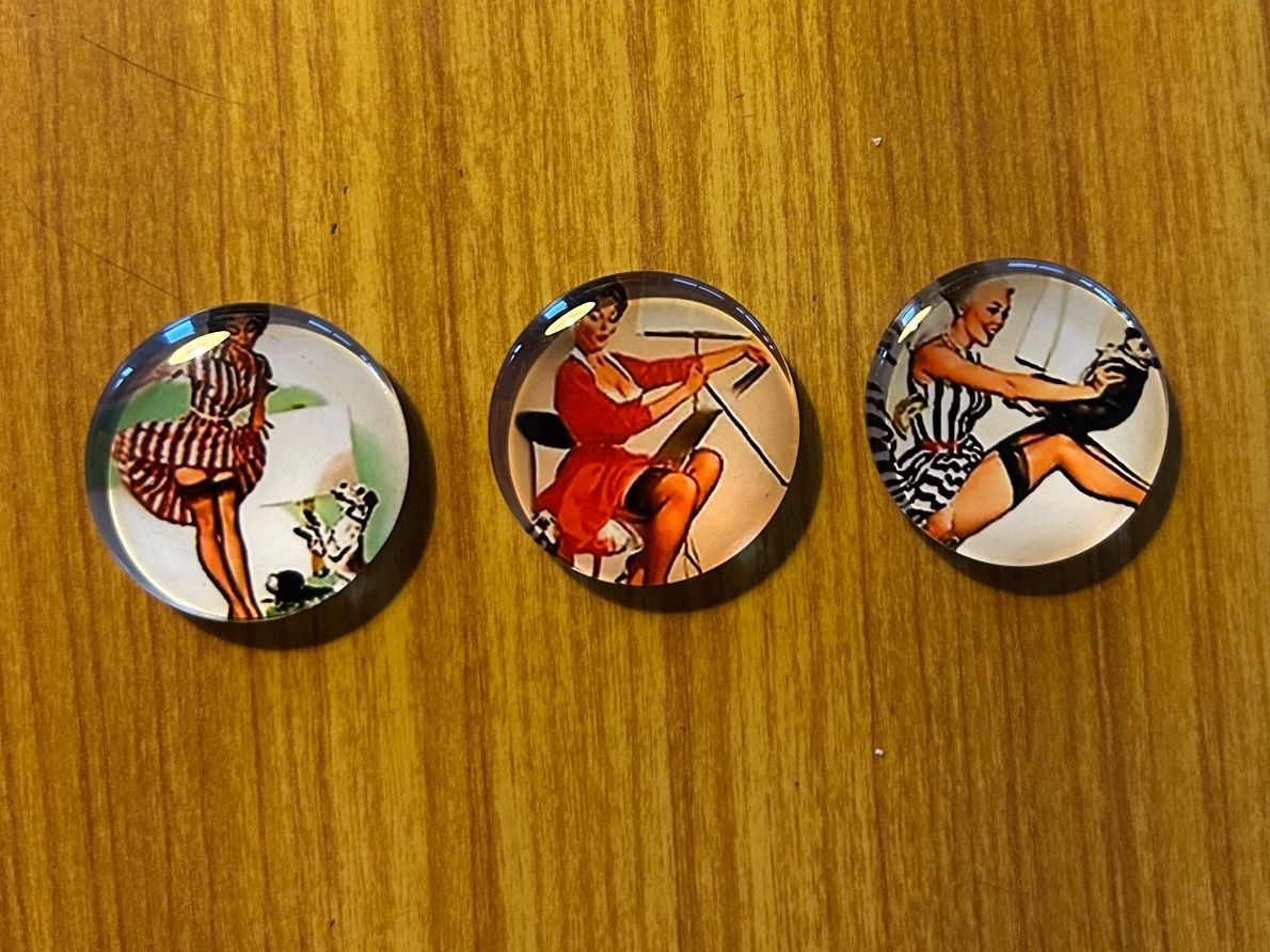 Magnets: Magnet Pinup Elvgreen Rockabilly 3Stk. – Neuf (Voir description) à Steffisburg par smocky17