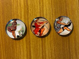 Magnet Pinup Elvgreen Rockabilly 3Stk.