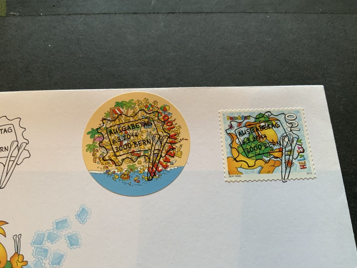 Tutti i francobolli: 2014 FRED&Fun FDC VOLL EINWANDFREI  – Usato da Beinwil am See venduto da Ricri 1
