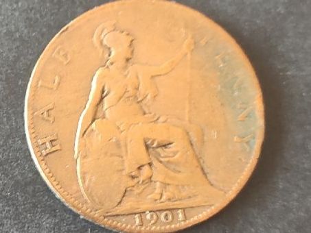 Alle Münzen: 1/2 Penny 1901 – Gebraucht aus Couvet von lulul 1
