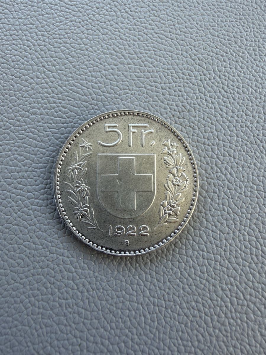 Toutes les monnaies: 5 francs 1922  – D'occasion à Posieux par Pitchou2016 2