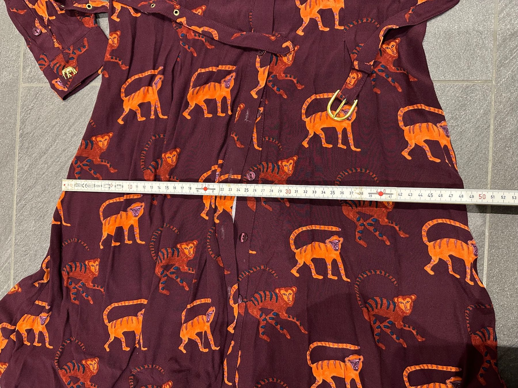 Vestiti: Herbstkleid mit Affenprint, Gr. M, Fabienne Chapot – Usato da Sissach venduto da Vanessa_Atalanta 7