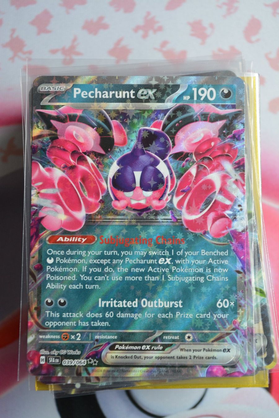 Pokémon Carte collezionabili: Pecharunt ex - Shrouded Fable – Usato da Altstätten SG venduto da GGsGameshop