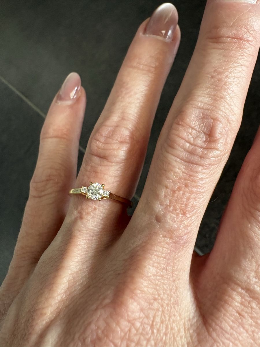 Anelli: Gelbgoldring 0.27ct lab grown Diamanten – Nuovo (secondo la descrizione) da Fehren venduto da Frischki 3