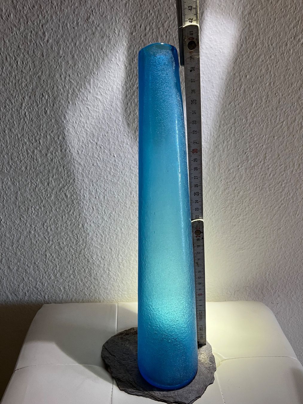 Murano Vasen & Gefässe: Scavo Vase türkisblau, Murano – Gebraucht aus Männedorf von Maru83 5