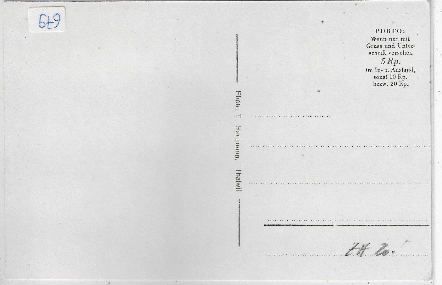 Ansichtskarten: Thalwil - Ankunft der Glocken am 16.3.1946 – Gebraucht aus Ettingen von Kartenplanet 1