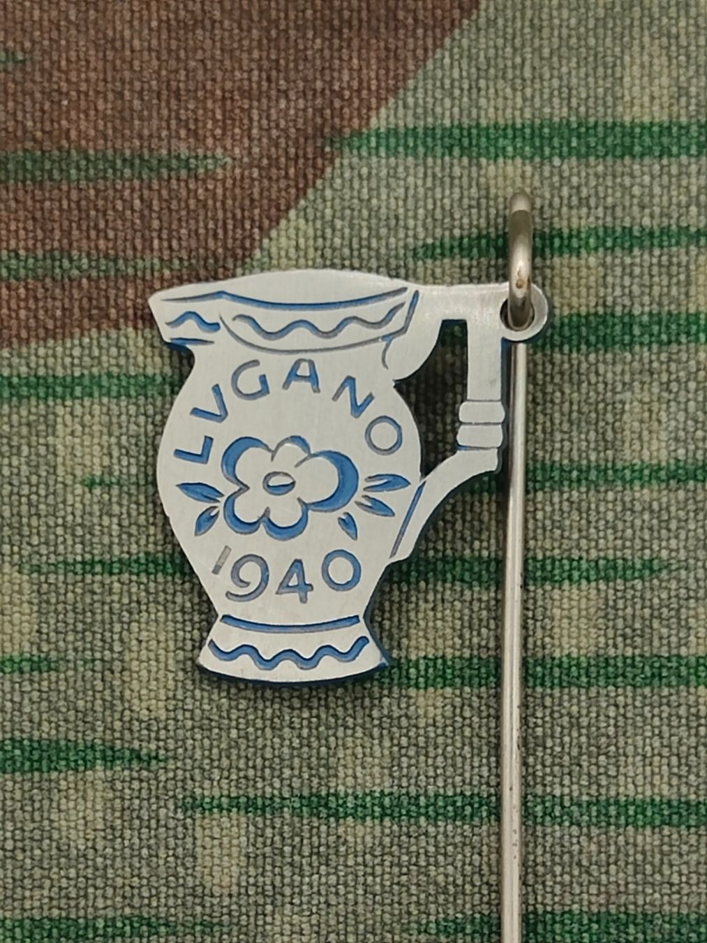 Plaketten & Abzeichen: Anstecknadel Lugano 1940 – Gebraucht aus Bauma von SwissMilitaria 1