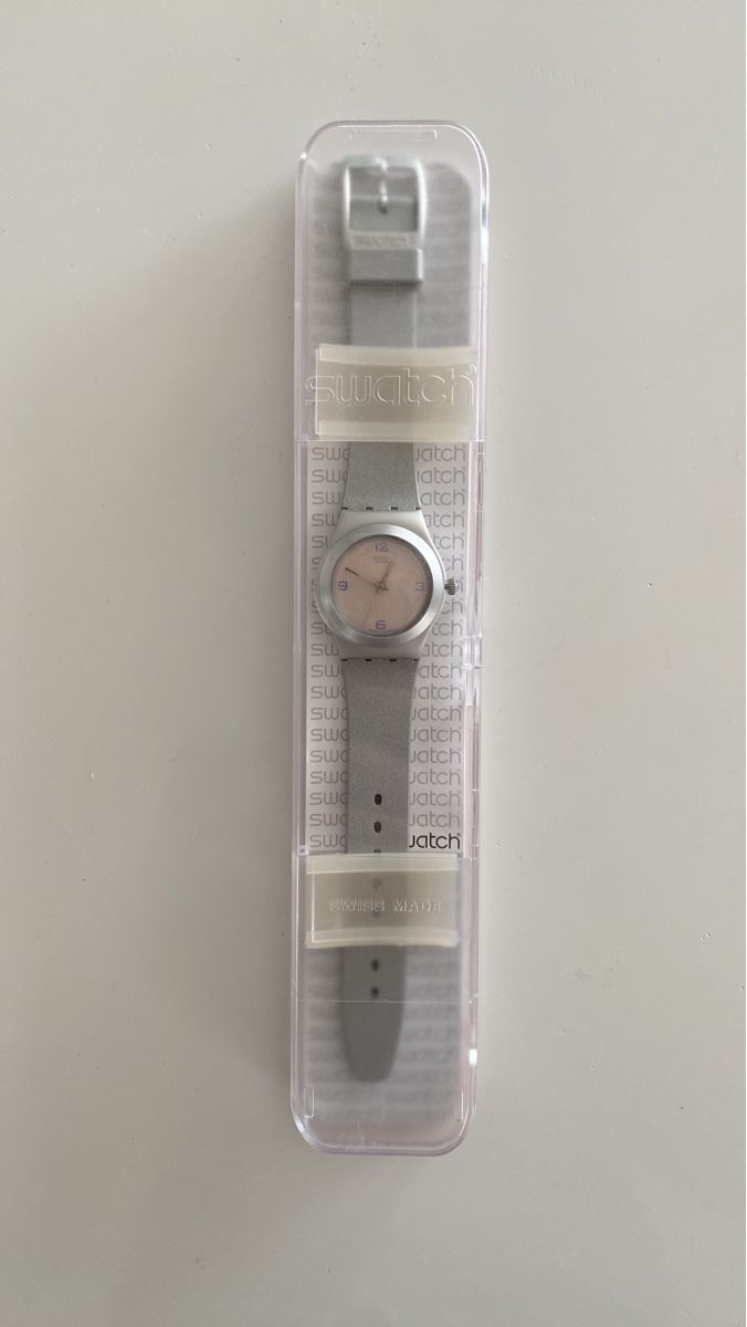 Swatch Orologi: Montre Swatch Aluminium grise – Nuovo e nell'imballaggio originale da Grenchen venduto da O.r.i.g.
