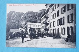 Gletsch - Hotel - Abfahrt der Post - Simplonpost