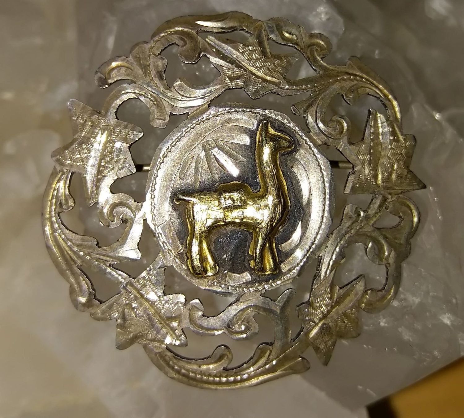 Spille & Fermagli: BROSCHE SILBER VERGOLDET 925 800 – Usato da Romanshorn venduto da Glitzer-Paradies 5