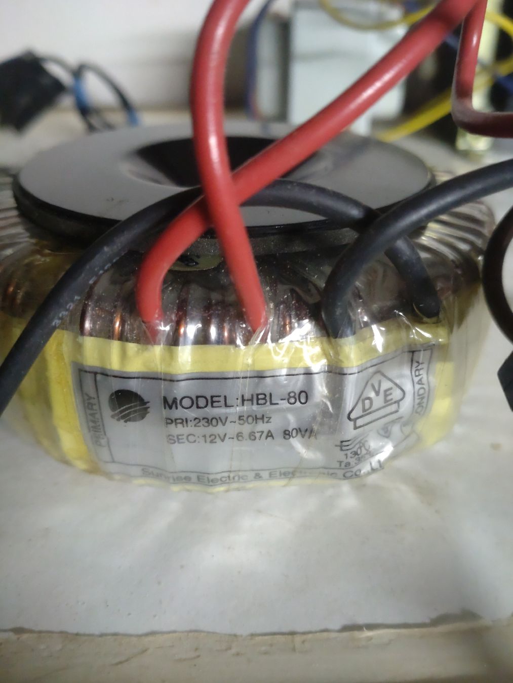 Stromzufuhr: alimentation transformateur Sunrise 12V HBL-80  toroidal – Gebraucht aus Vétroz von Guadonjin