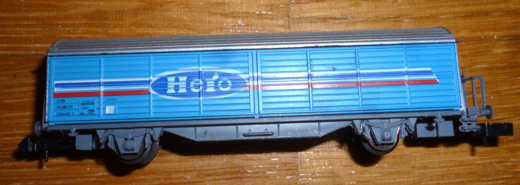 Roco Modellini di ferrovie: SBB- Hbis mit Hero Werbung – Usato da Langenthal venduto da Tbraunbaer