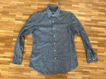 Salvatore Piccolo Napoli Blue & White Striped Cotton Shirt