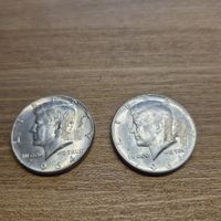 2x Kennedy Half Dollar 1964