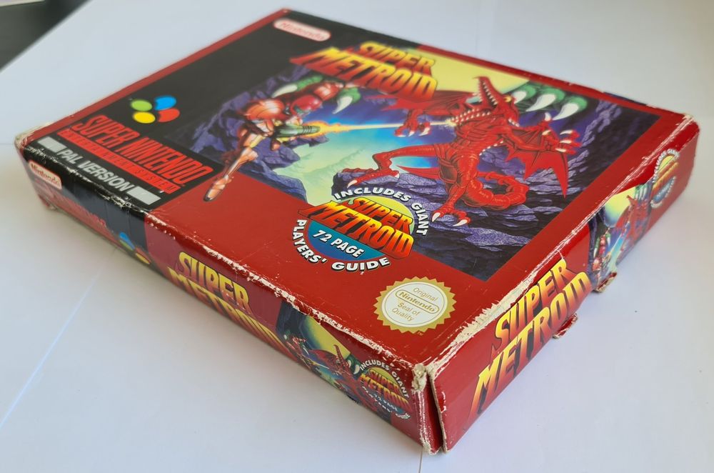 Super Metroid Big Box CIB ☠️ Super Nintendo SNES PAL UKV (D