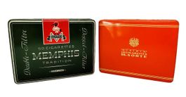 2x boîte cigarettes Zigaretten Blechdose Memphis Austria