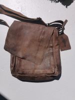 Umhaengetasche Leder braun REBEL- LEGENDS Gebraucht