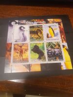 Feuille de timbres bébés animaux du Turkménistan 🐅🐧🐒 59