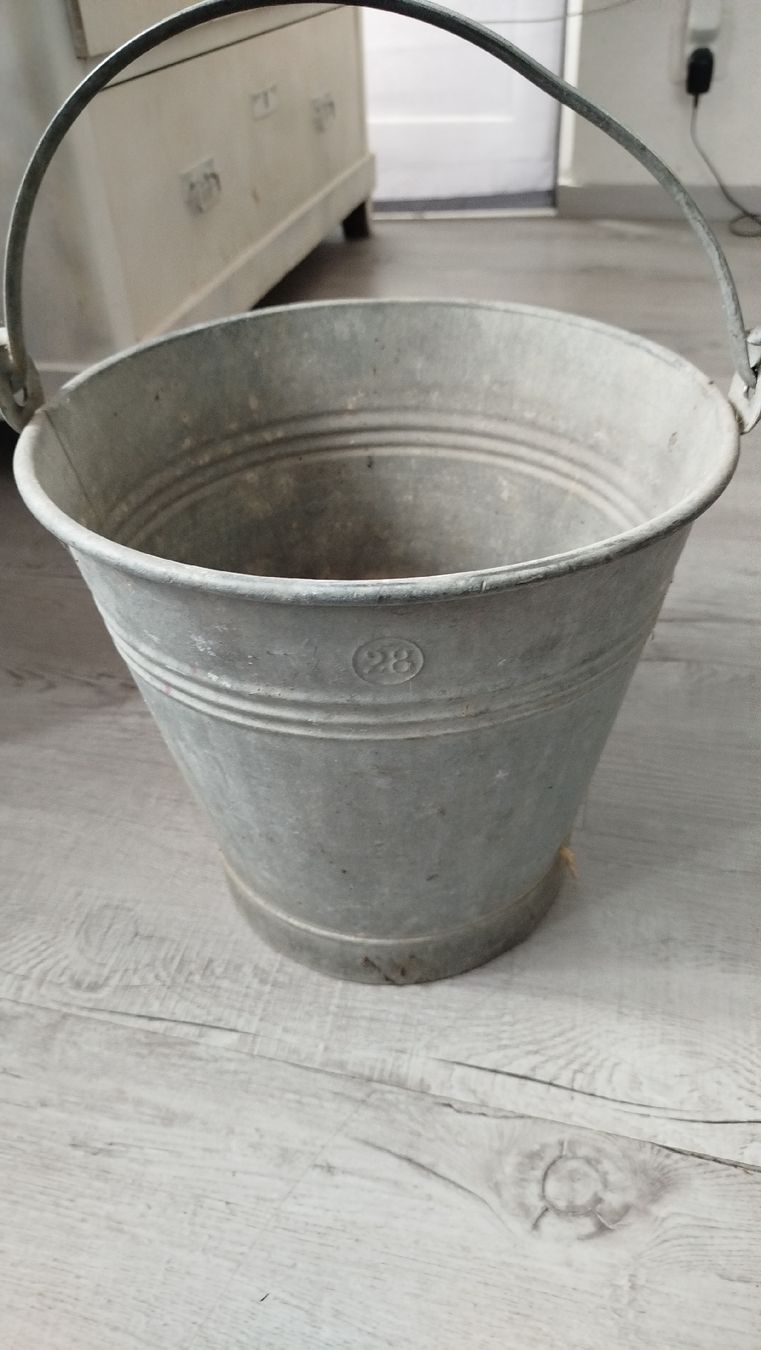 Sonstiges für Haushalt & Wohnen: Zinkeimer? 27 cm – Gebraucht aus Glashütten von lightmoon 1