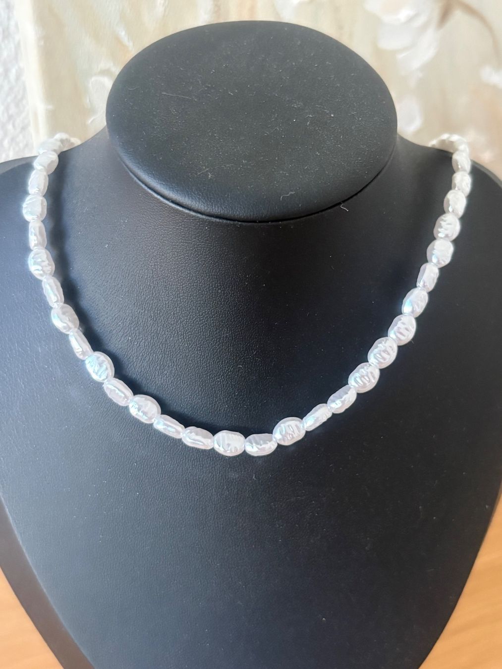 Catenine: Luxus Elegante Kette Farbe :Silber Kunstperlen – Nuovo (secondo la descrizione) da Biel-Bienne venduto da Roserosse13 3