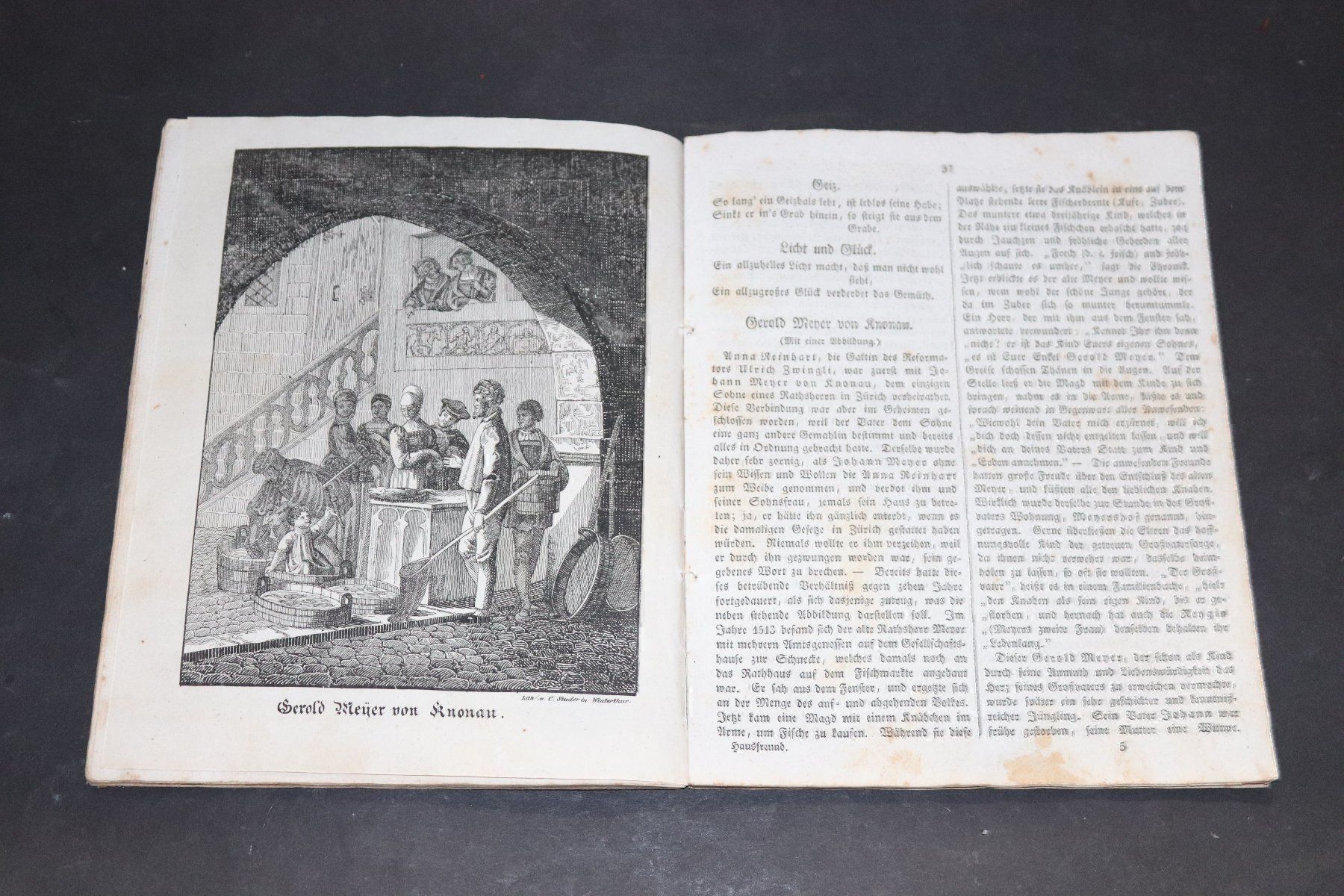 Libri: DER HAUSFREUND,KALENDER 1839,ILLUSTIERT – Usato da Guensberg venduto da Herzaktion 2