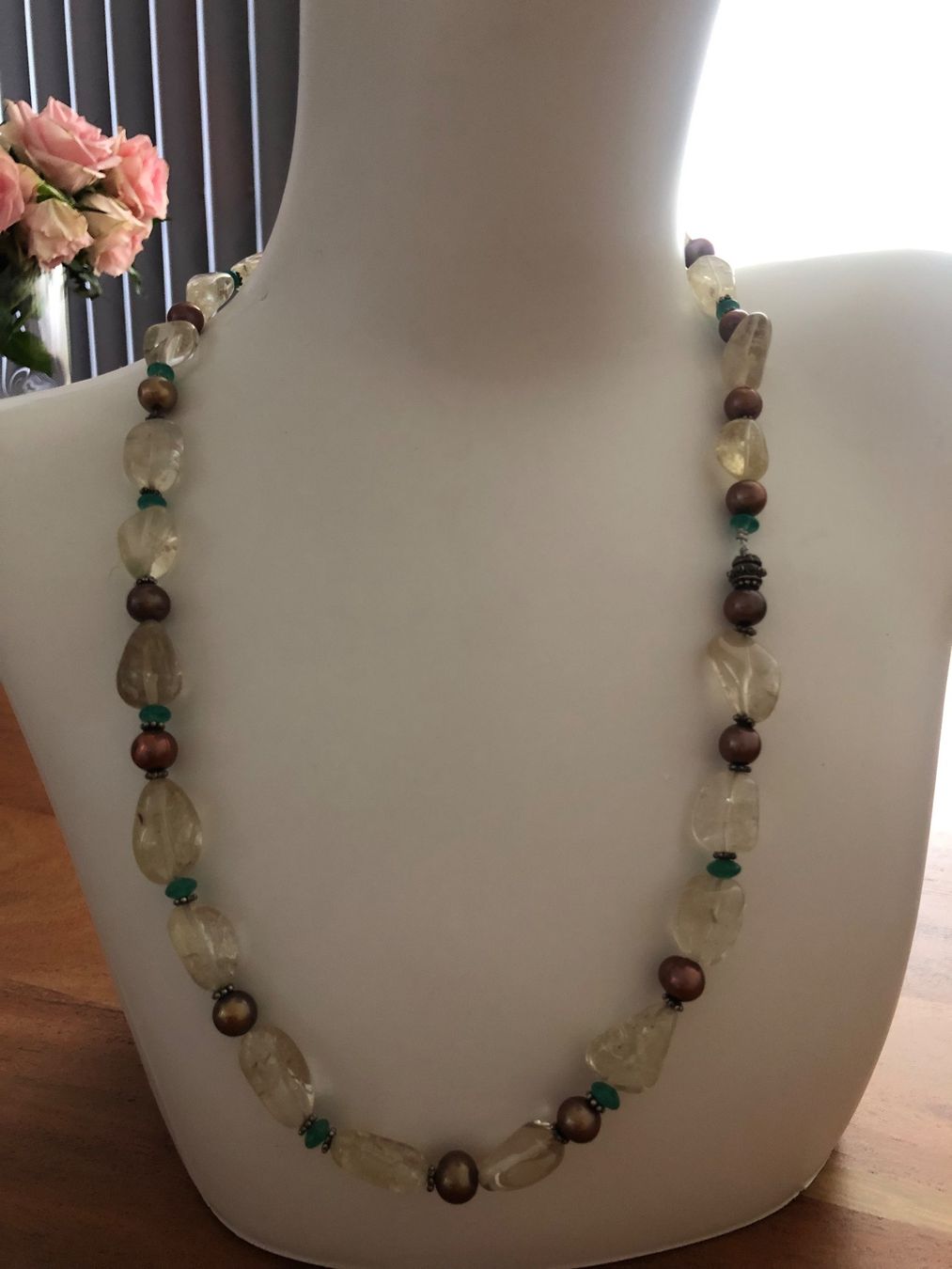 Catenine: Collier aus Natursteinen – Nuovo (secondo la descrizione) da St. Moritz venduto da Capricorn88 2