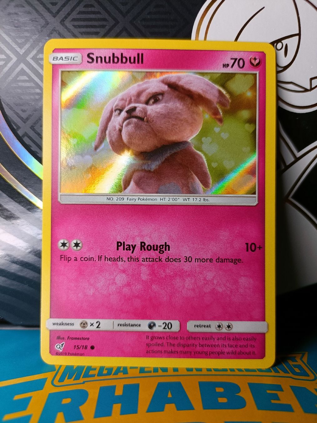 Pokémon Carte collezionabili: Snubbull Detectiv Pikachu (EN) – Usato da Zürich venduto da Sysyem-pokemon