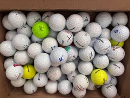 50 Golfballe, gebraucht zum selber auswählen