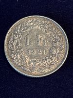 1 Fr. Silbermünze 1921