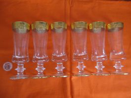 Murano Medici Goldrand Sektgläser