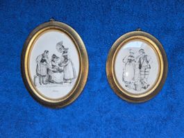 Zwei Kupferstich aus dem Jahr 1840