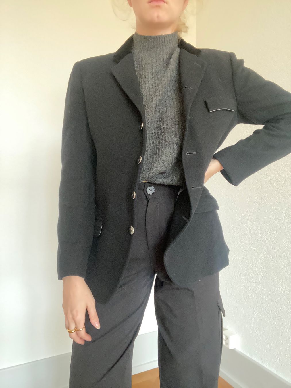 Giacche: Schwarzer handgefertigter Reitblazer Gr. S – Usato da Bern venduto da mue_yhz5 2