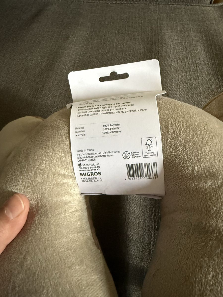 Cuscini: Cuscino da viaggio per bambini, design orso – Nuovo (secondo la descrizione) da Chiasso venduto da pri_yp8y 4