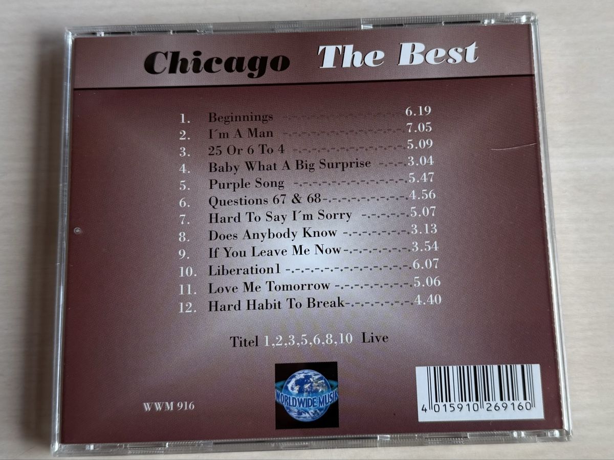 CD: Chicago -  The Best CD – Usato da Oberried Brienz venduto da Chyara 1
