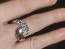 Schönen Ring 925 mit kleinem Steinen