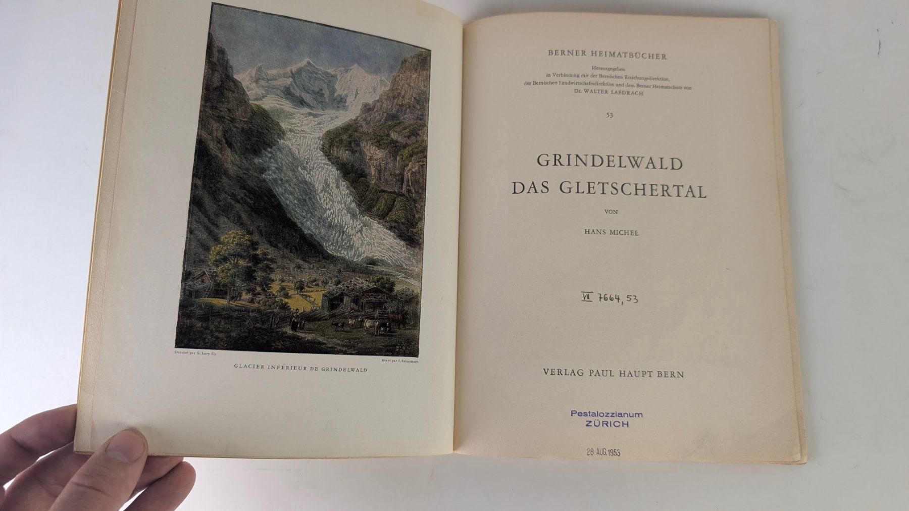 Libri: Schweizer Heimatbücher: Grindelwald 1953 – Usato da Zürich venduto da axolottchen 3