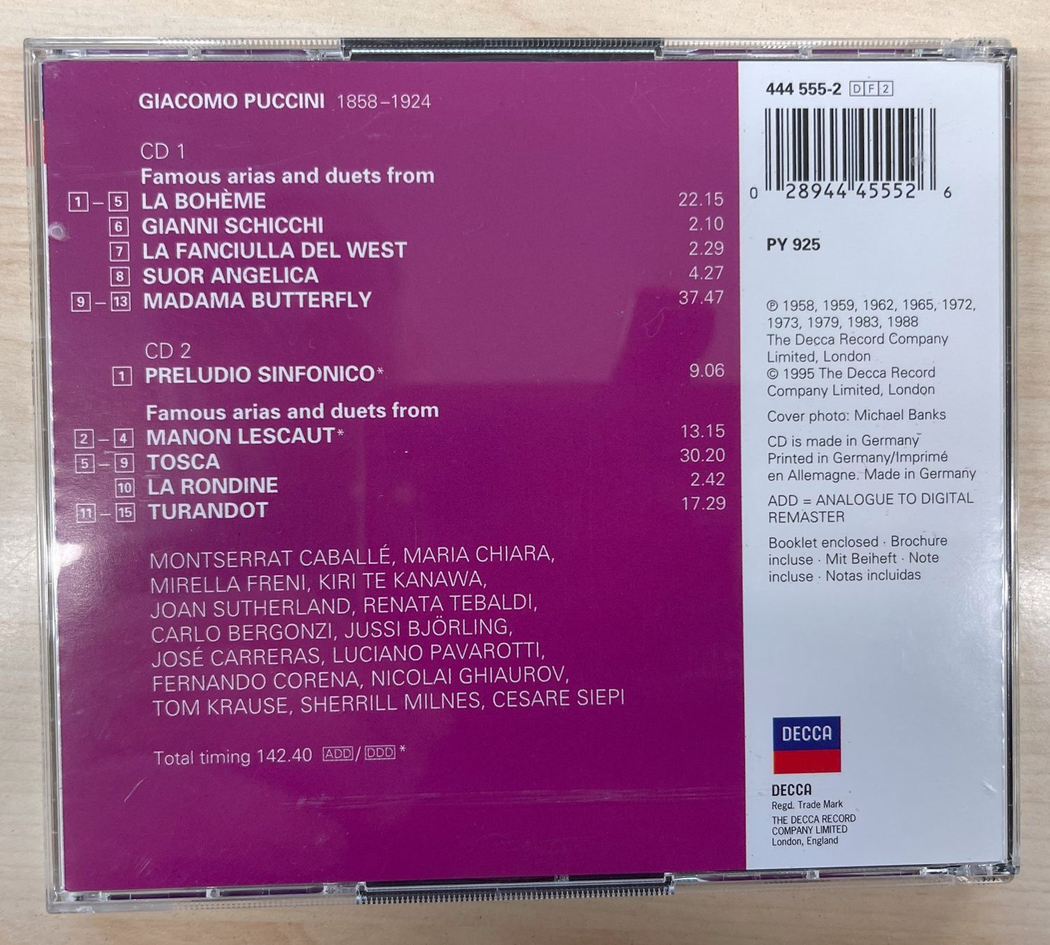CD: The Essential Puccini CD – Usato da Oftringen venduto da Vucki 1