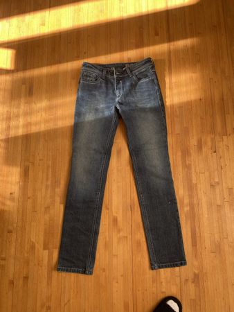 Damen Rokker Motorrad Jeans Gr. 36, resp. 28/32