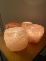 Salt Tea Light Holder Set of 4 Himalayan Candle Holders
