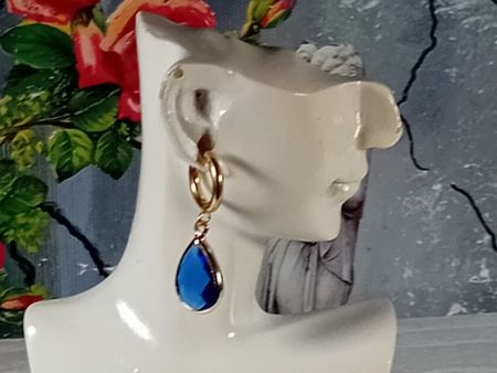 ohrring edelsthal,,,,mit modeschmuck,,,glanzig