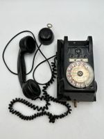 Antikes französisches PTT Wandtelefon Burgunder Paris Bakeli