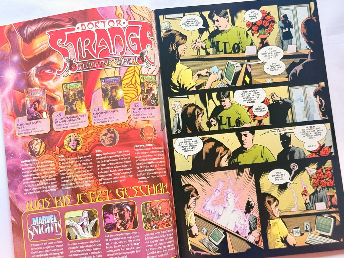 Fumetti: Comic: Doktor Strange - Flüchtige Gaben, Marvel Knights – Nuovo (secondo la descrizione) da Zuerich venduto da SonderArt-Wertgut 2
