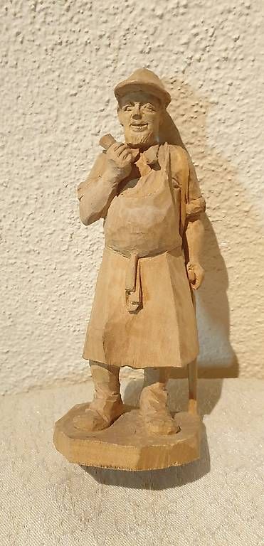 Sculture & Statue: Holzfigur geschnitzt Holzskulptur  – Usato da Uetliburg SG venduto da Stein414 2