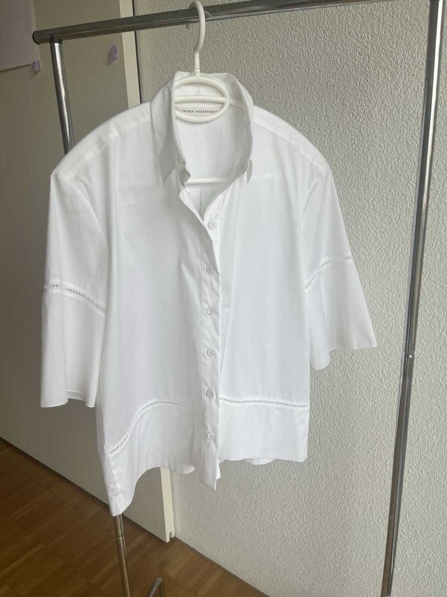 Camicette: MAX VOLMARY Bluse weiss gr. 34 NP:200-. – Usato da Immensee venduto da Panchi4