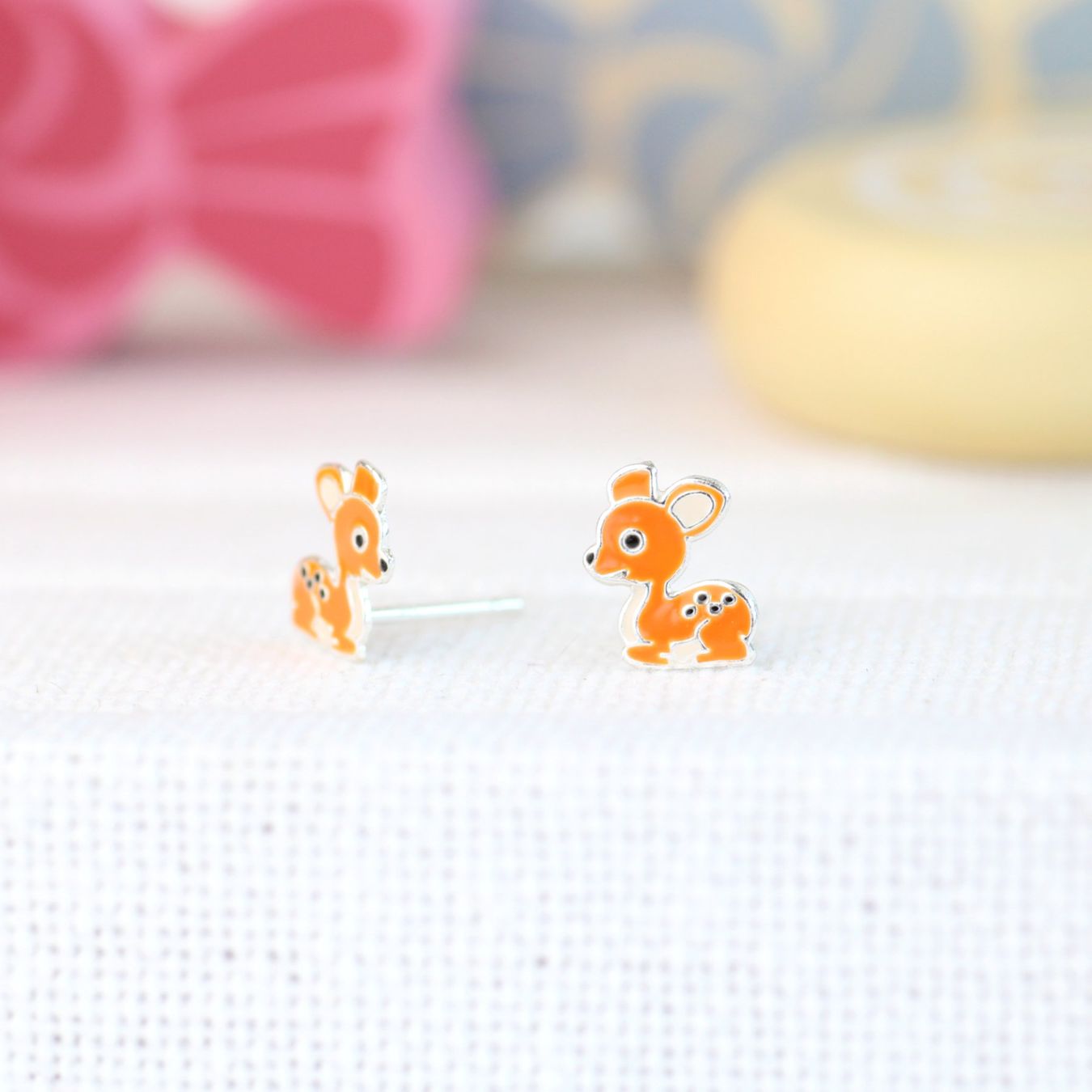 Orecchini pendenti & Orecchini a lobo: Kinder Ohrringe BAMBI 925 Silber – Nuovo e nell'imballaggio originale da Stallikon venduto da Bergli18 6