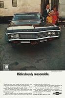 Chevrolet 1969 Impala Custom Coupe, Original-Reklameblatt