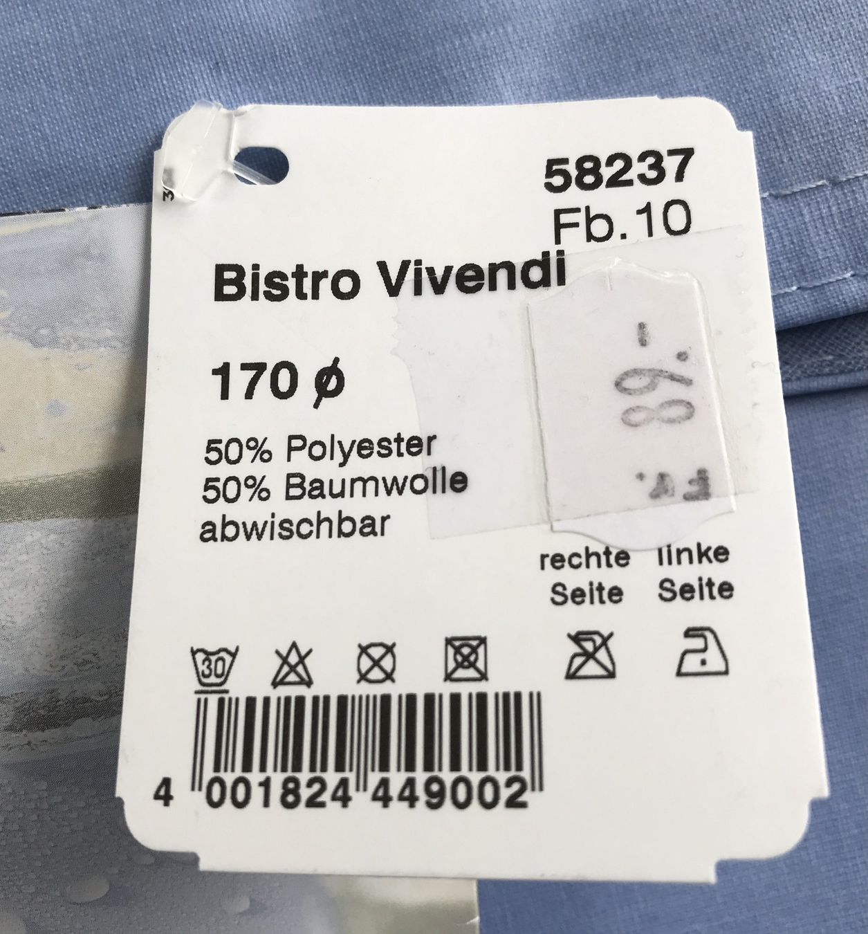 Altra biancheria da tavola: BISTRO TISCHDECKE NEU DURCHMESSER 170CM – Nuovo (secondo la descrizione) da Ostermundigen venduto da crazy-horse-1840 2
