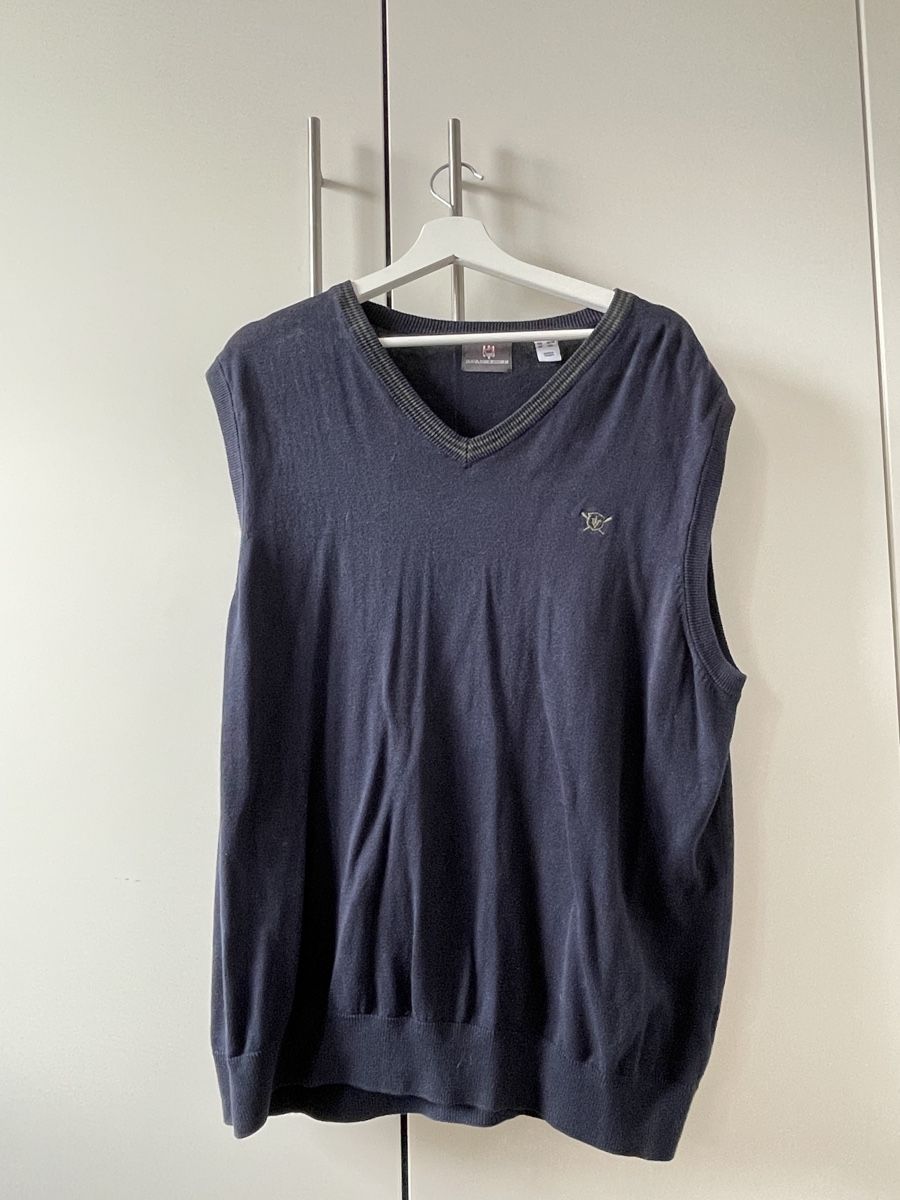 Gilet & Giacche: blauer oversized Pullunder, XXL – Usato da Biberstein venduto da koempossible