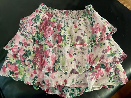ZARA 100% Seide Minirock M